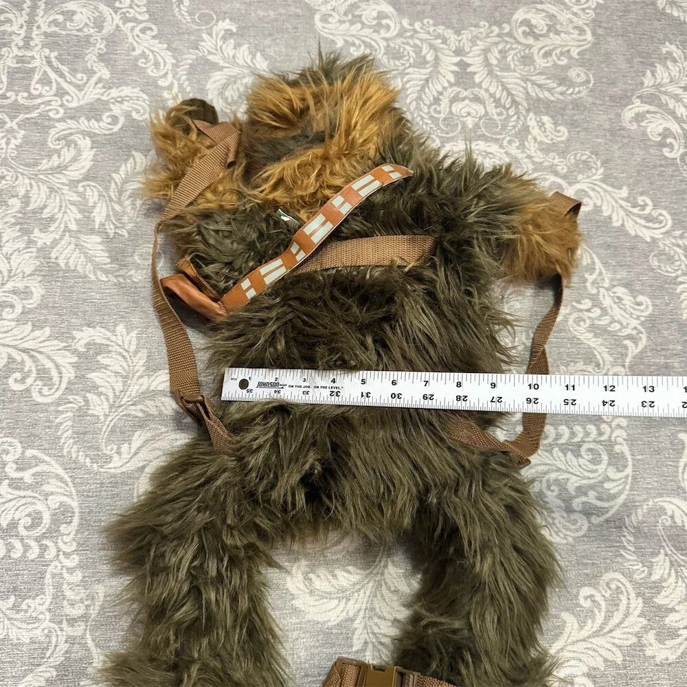 Disney Chewbacca Plush Backpack Full Body Furry Bag Bandolier Strap